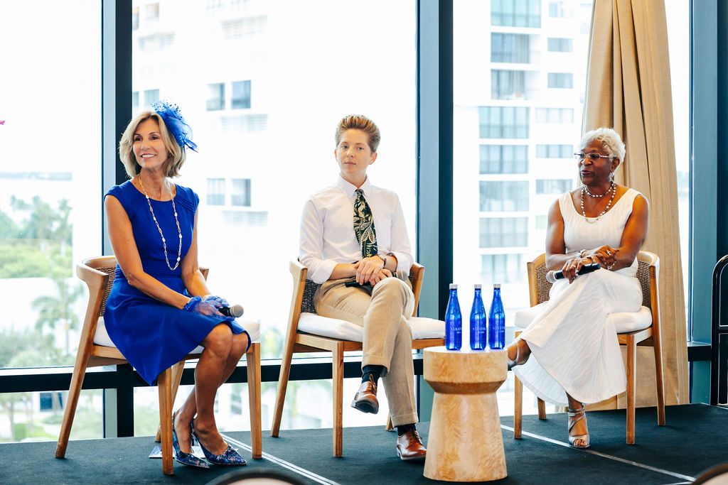 Dr. Cassondra Corbin-Thaddies participating in a professional panel discussion.